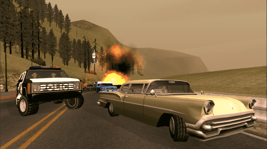 GTA San Andreas hack mod apk