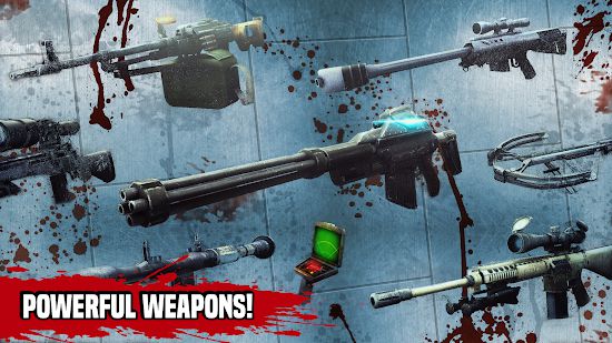 Tireur d'élite chasseur de zombies mod apk argent illimité