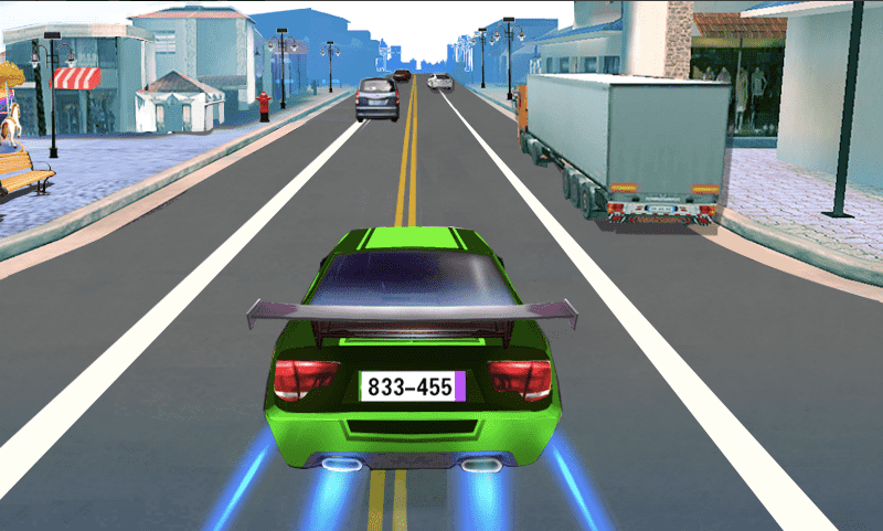 carrera de coches mod apk corte