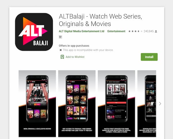 Download Alt Balaji Google Play