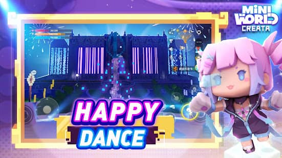 Mini World MOD APK Happy Dance