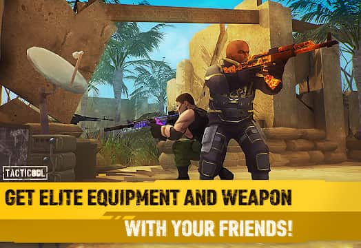 Tacticool MOD APK Play with your friends