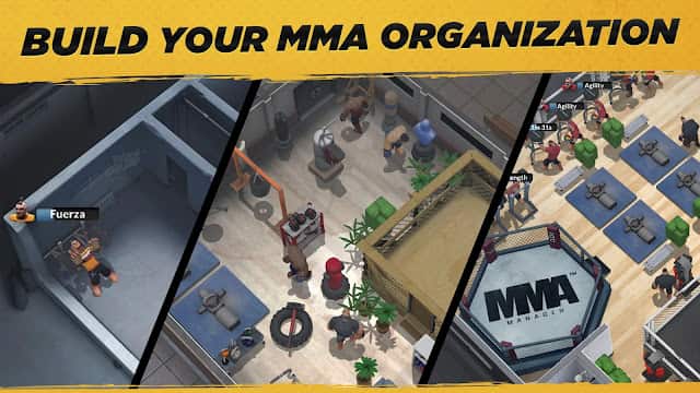 MMA Manager MOD APK Build organization
