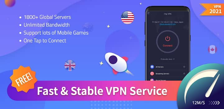 iTop VPN MOD APK fatsre connection