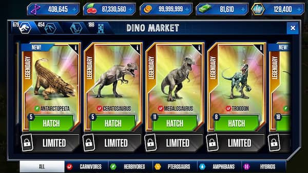 Jurassic World MOD APK Download Unlimited Everything