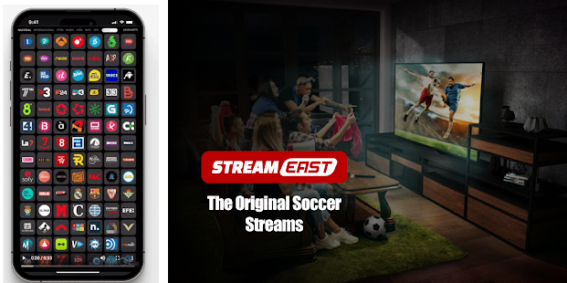 StreamEast - apk Sepak Bola Olahraga Langsung